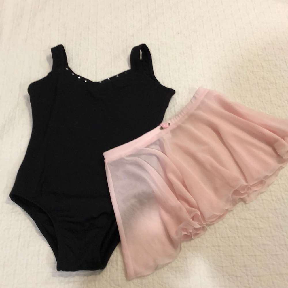 Leotard and ballet skirt